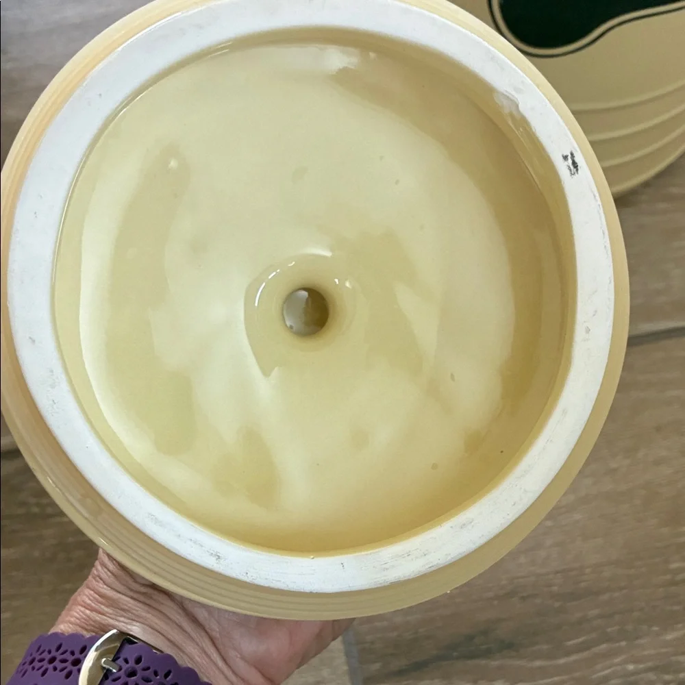 Bone Design Dog Treat Jar - Cream